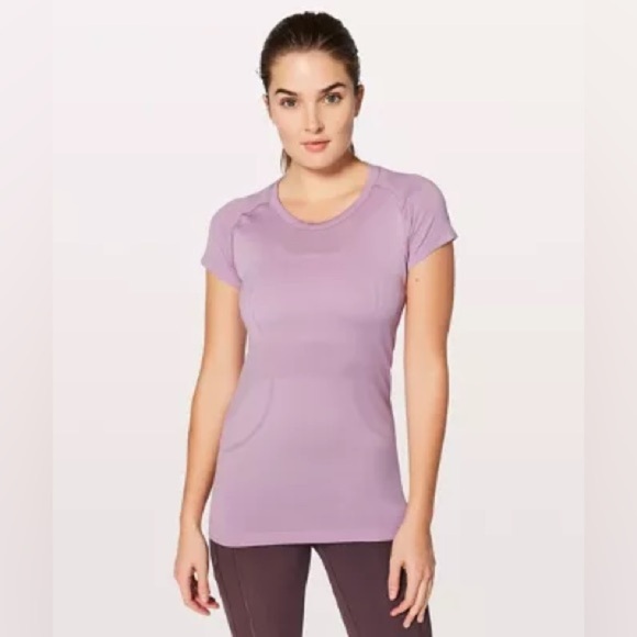 Lululemon | Swiftly Tech Short Sleeve CrewLilac Quartz / Lilac Quartz Size 4 - Picture 1 of 11